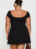 Sylvette Mini Dress Black Curve
