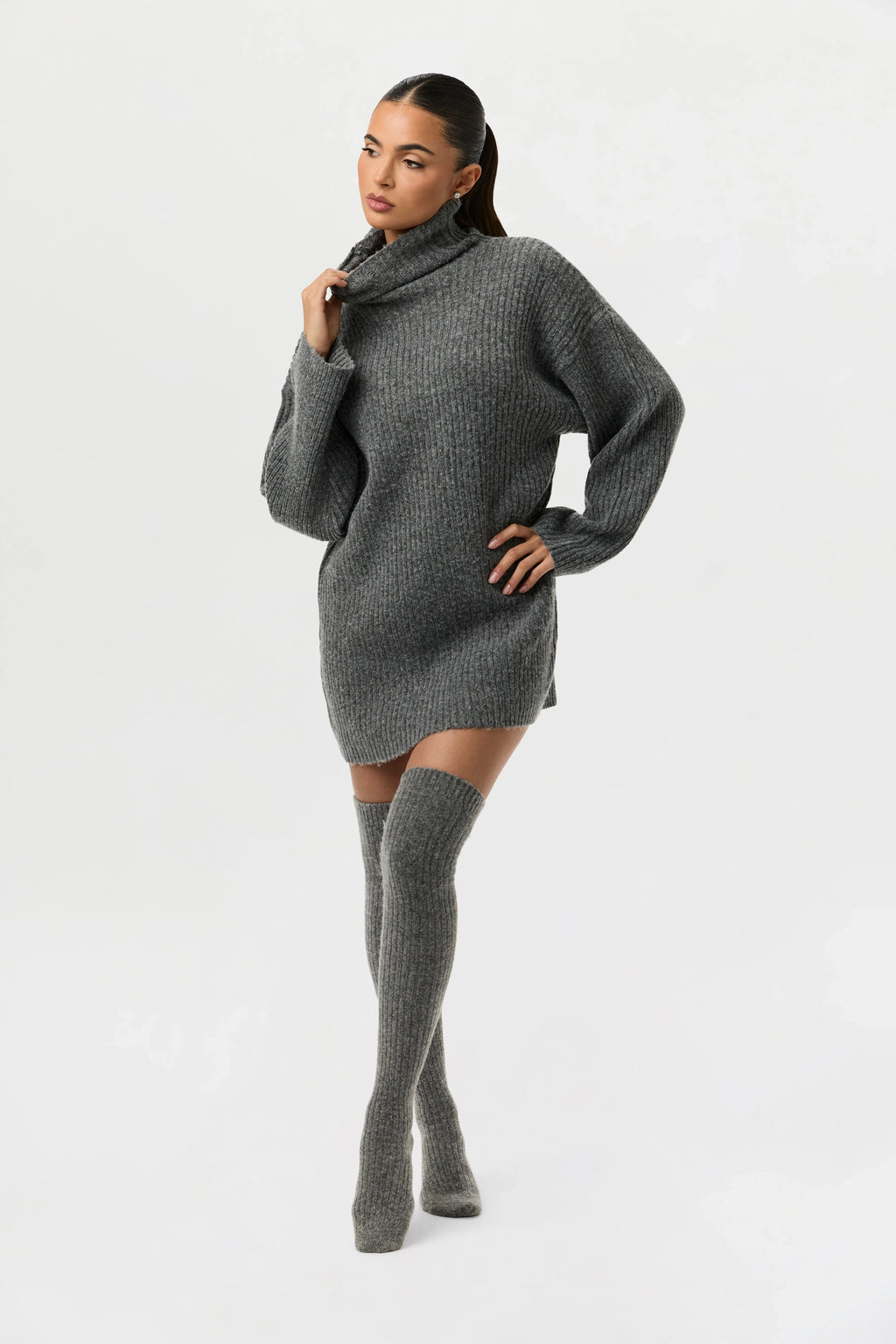 Knit Knee High Socks
