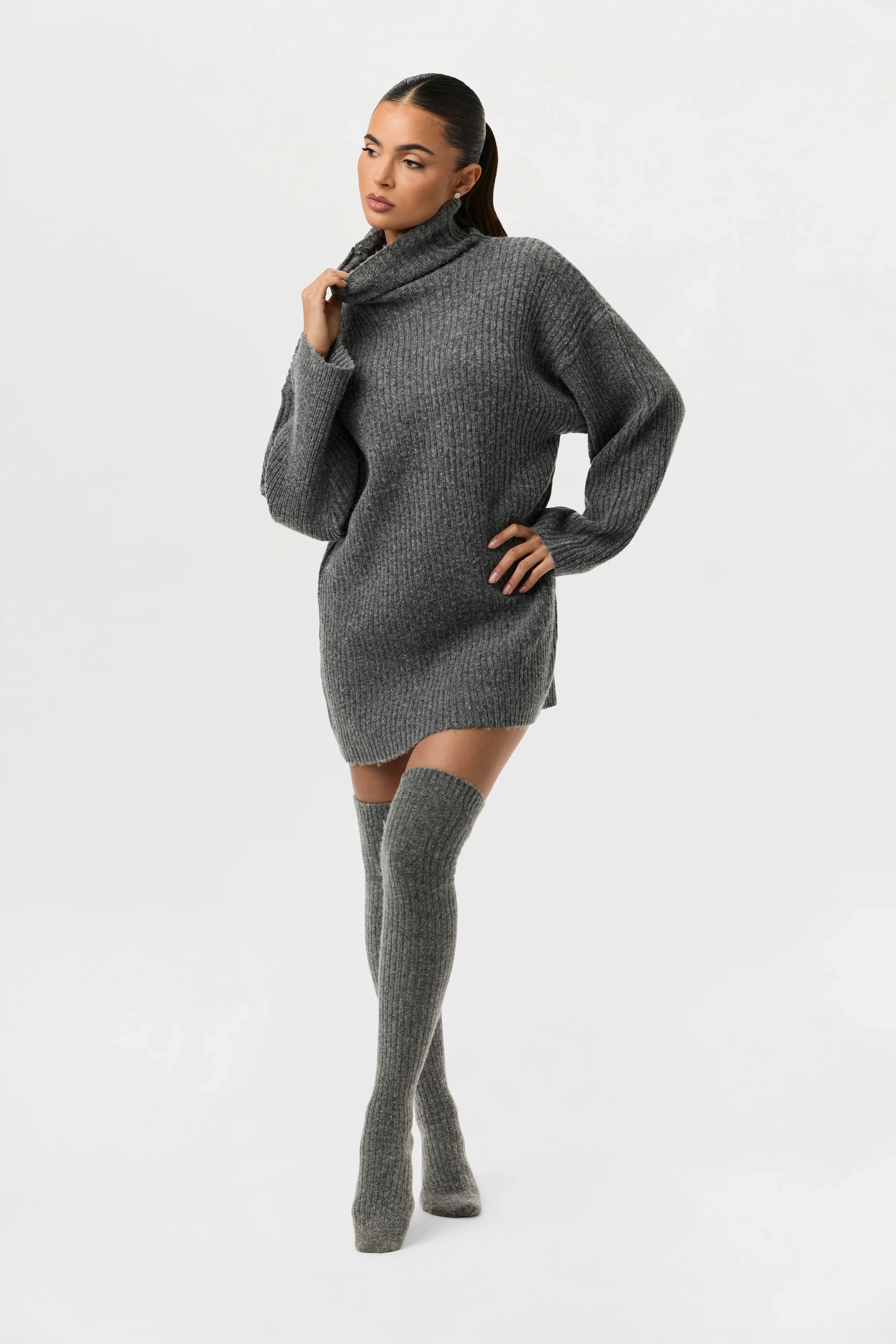Knit Knee High Socks