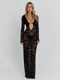 MARIEL MAXI DRESS BLACK