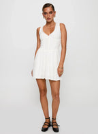 Loveluck Lace Mini Dress White