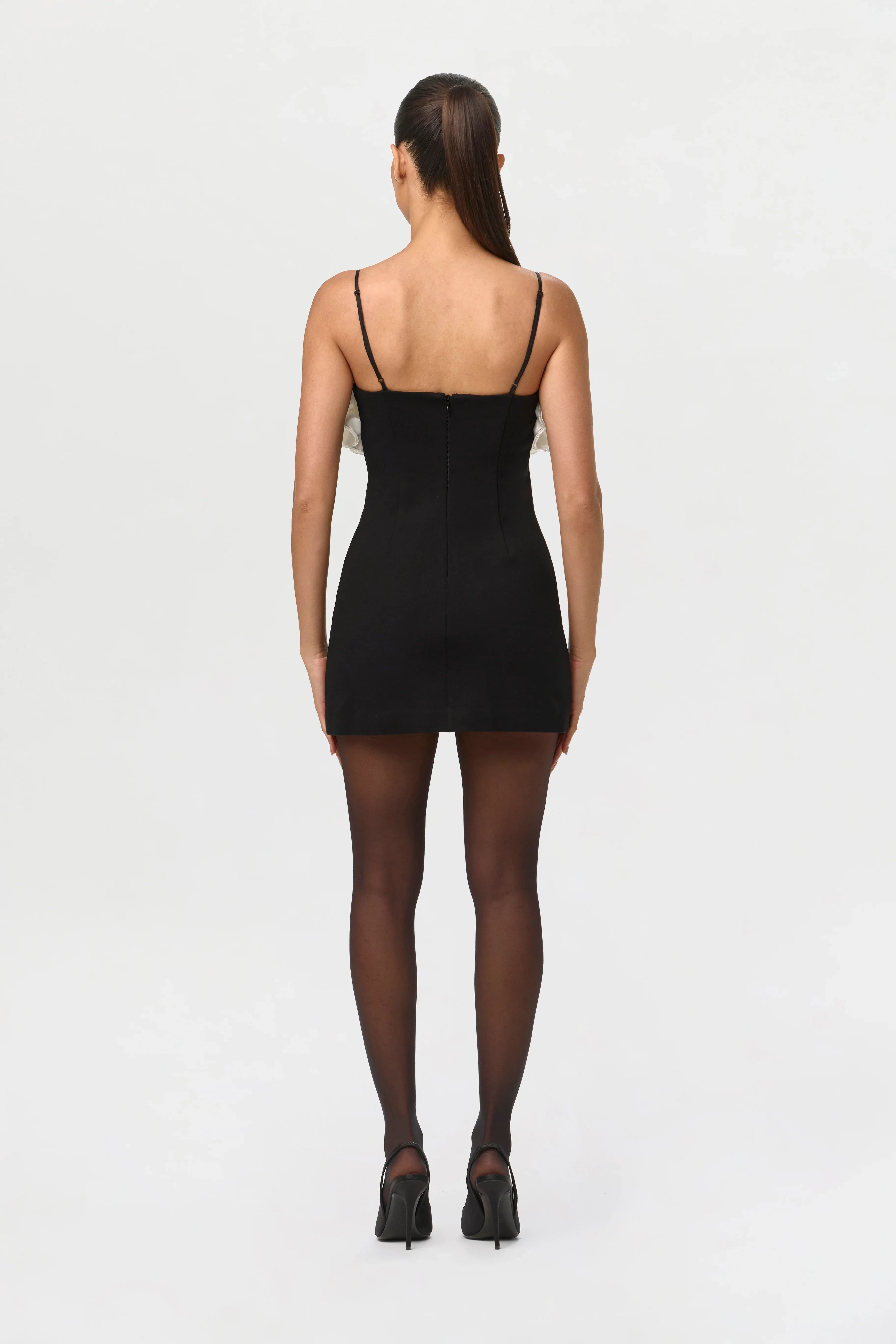 Ponte Roses Mini Dress