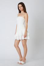 Strapless Double Tier Dress