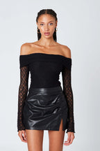 Mini Leather Skirt