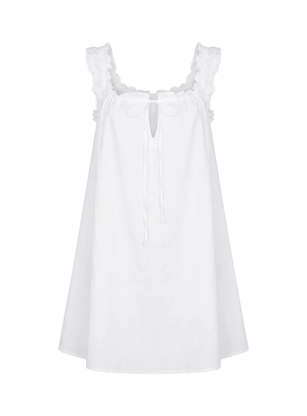 Swing Mini Dress White
