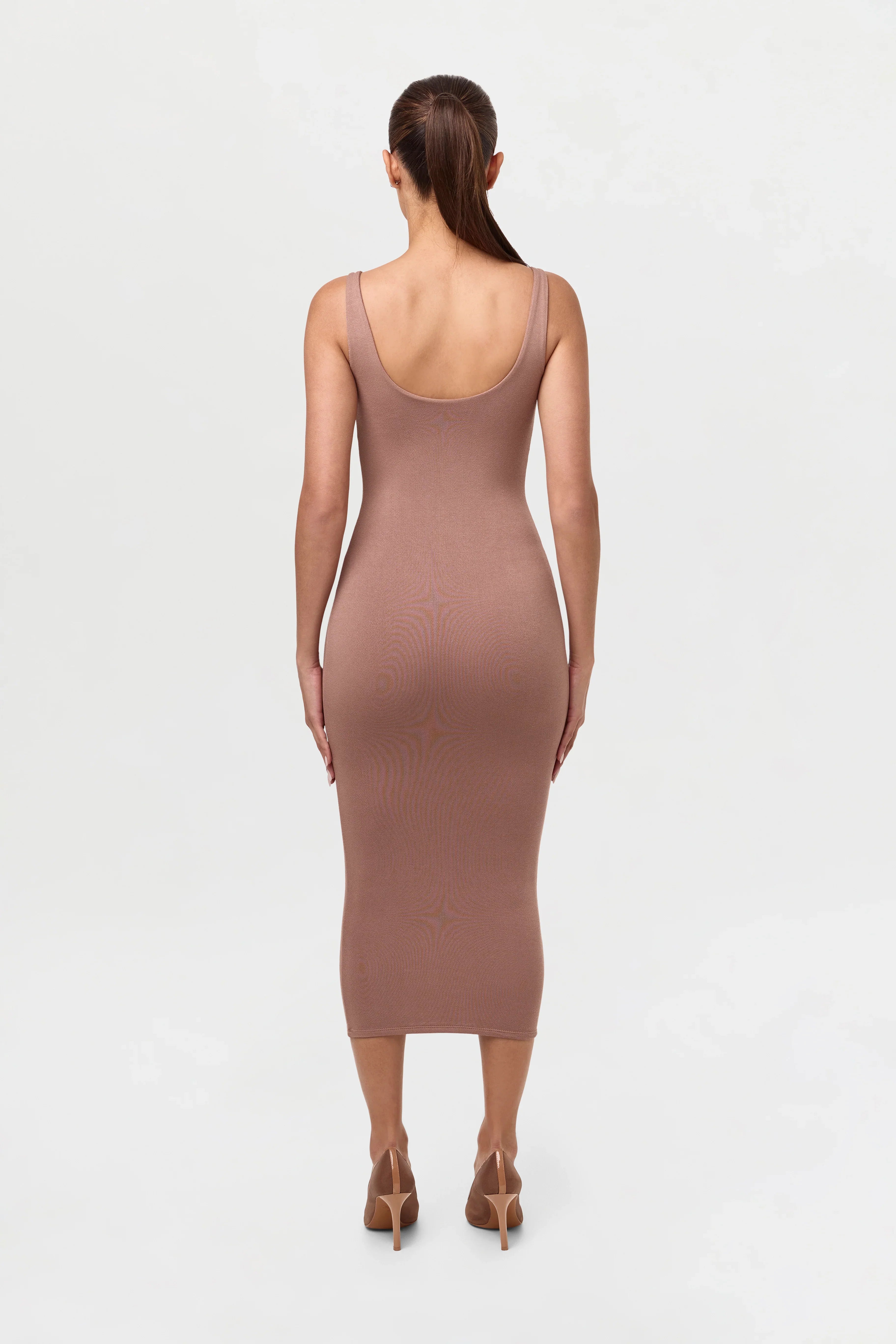 NW Sculpt Tank Midi Dress