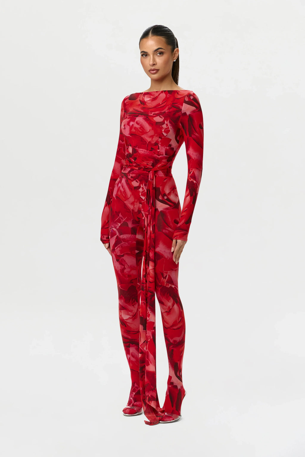 Bare Body Boatneck Draped Top