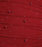 Life Of The Party Rhinestone And Pearl Mini Dress