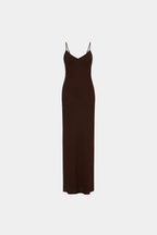 Georgette Maxi Dress | Chocolate