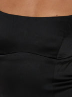 Nobodys Girl Scoop Neck Mini Dress Black
