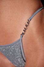 Triangle Bikini Top in Blue
