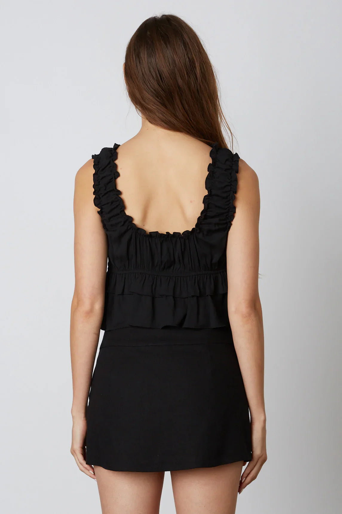 Ruffled Peplum Top