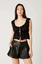 Ruffled Peplum Top