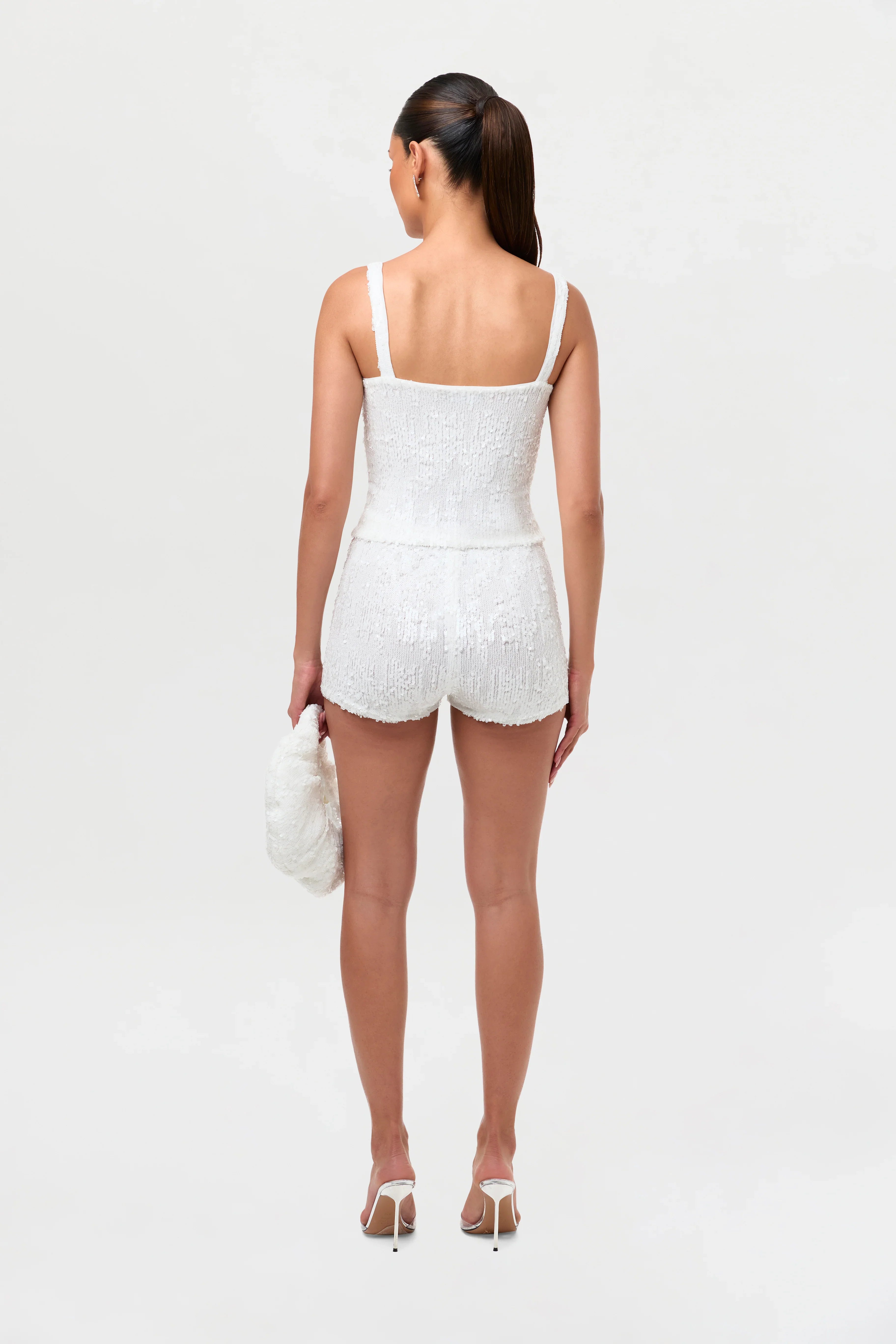 Sequined Hot Pants