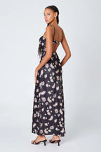 Corset Floral Maxi Dress