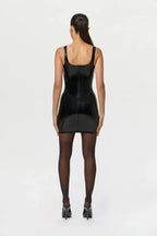 Vinyl Tank Mini Dress