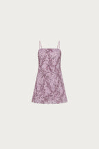 Shift Mini Dress | Lavender Sequin