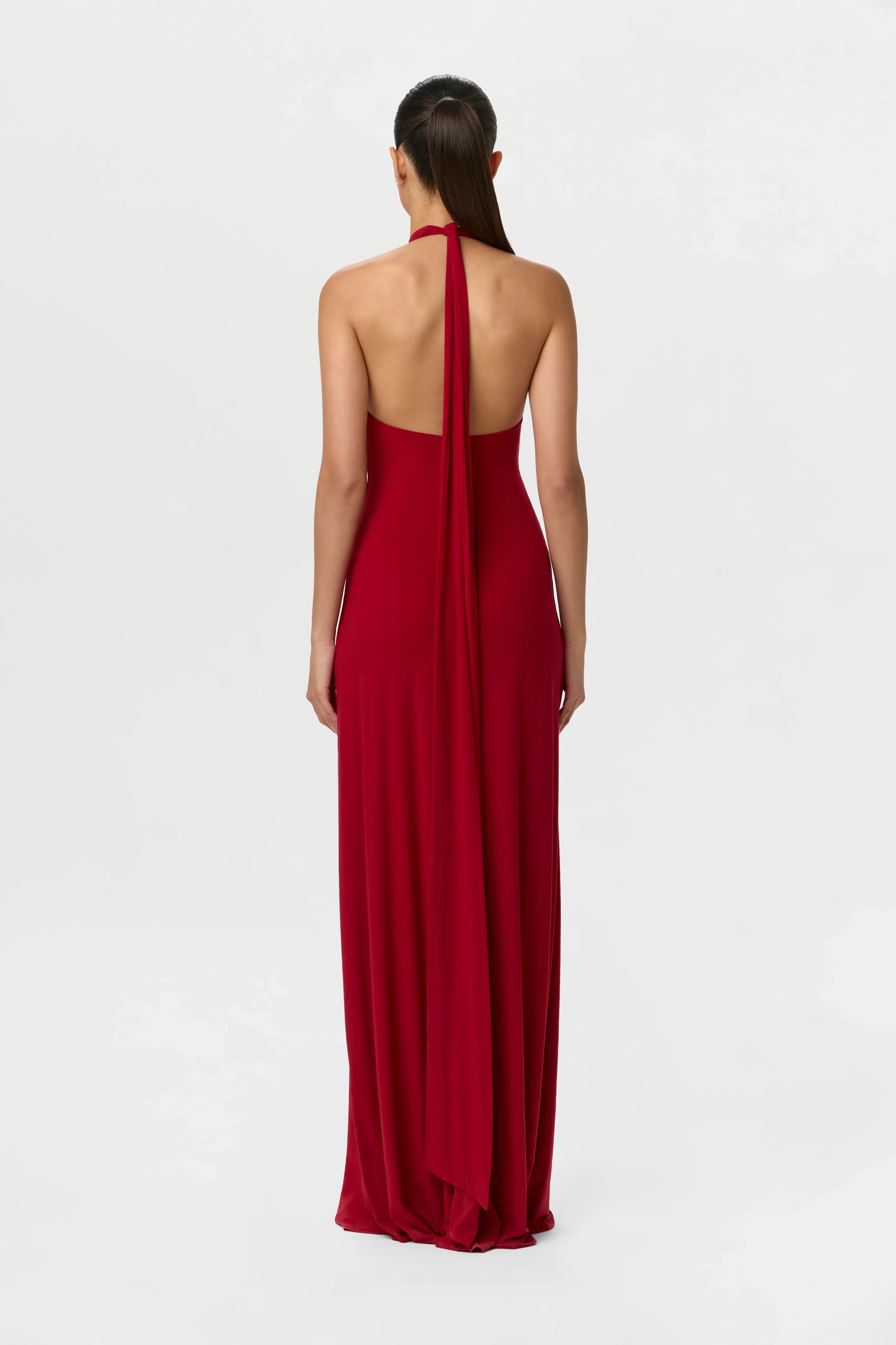 Naked Halter Maxi Dress