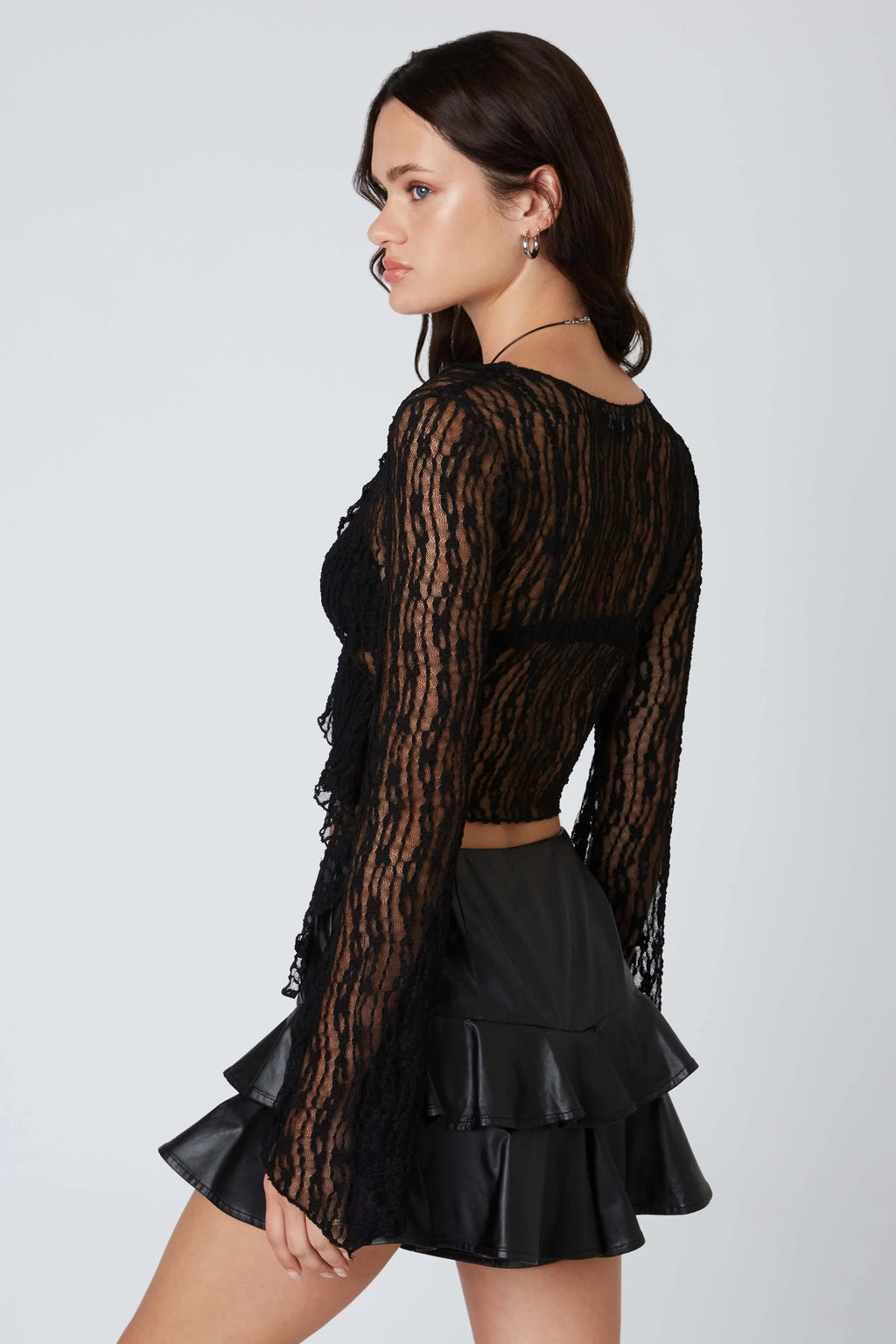 Lace Wrap Top