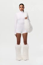 Faux Fur Plush Shoulder Bag