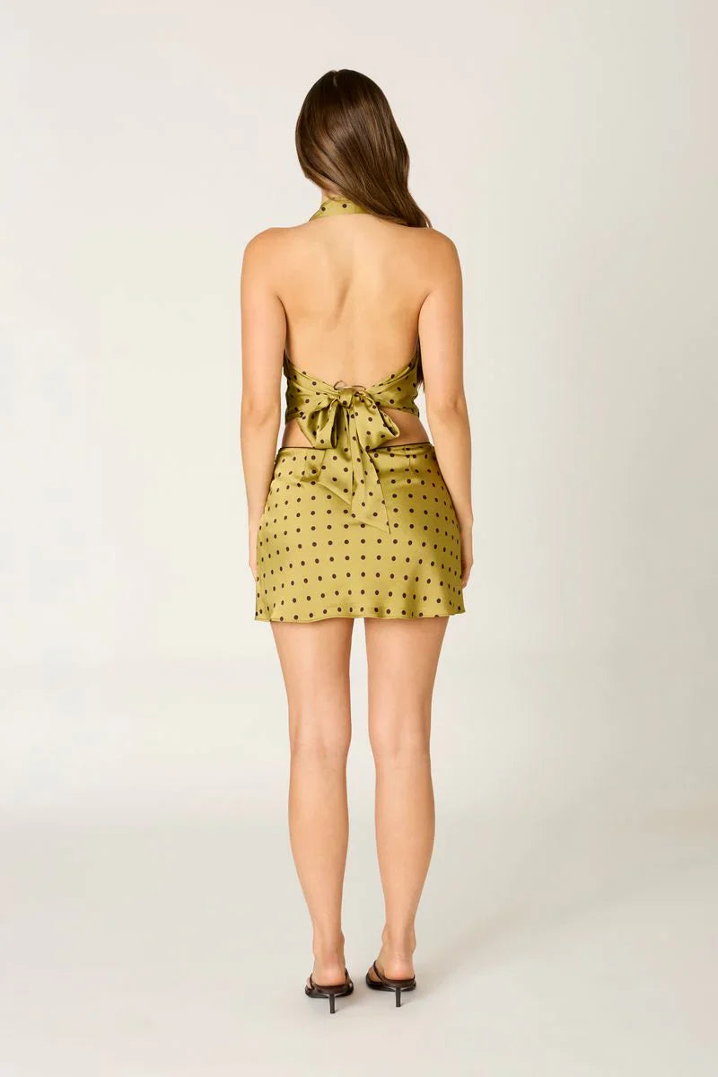 Polka Dot Mini Skirt