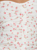 Meeley Halter Mini Dress Floral