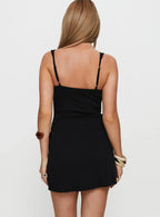 Jaqueline Cut Out Mini Dress Black