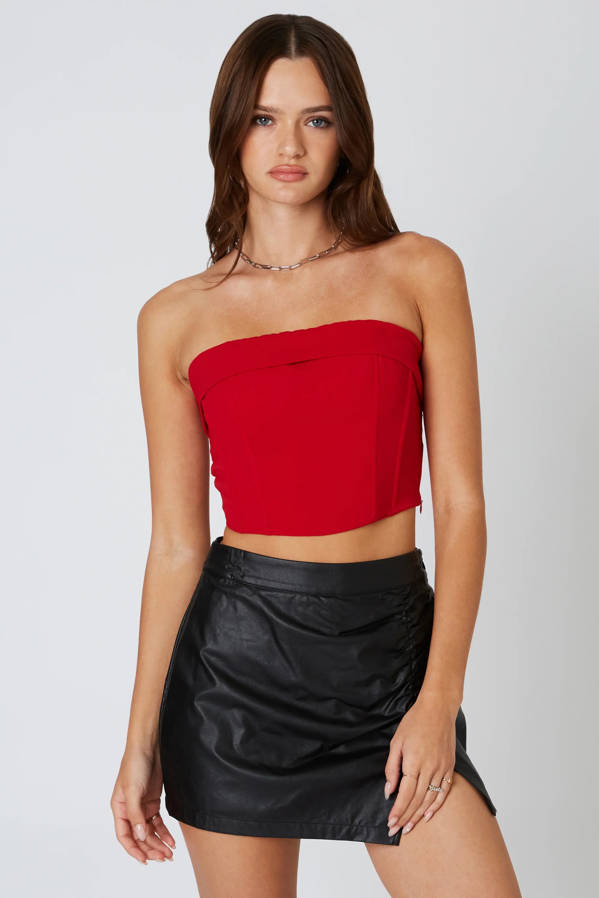 Fold Over Crop Top