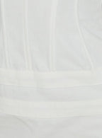 Irenah Strapless Denim Corset Mini Dress White