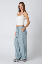 Crinkle Parachute Pant