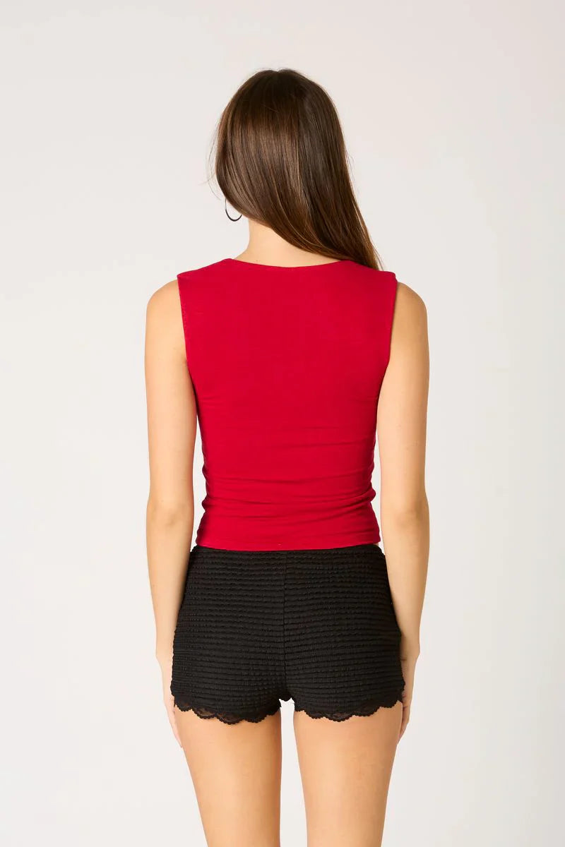 Coquette Knit Top