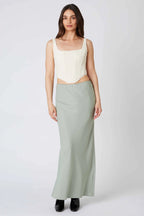 Bias Maxi Skirt