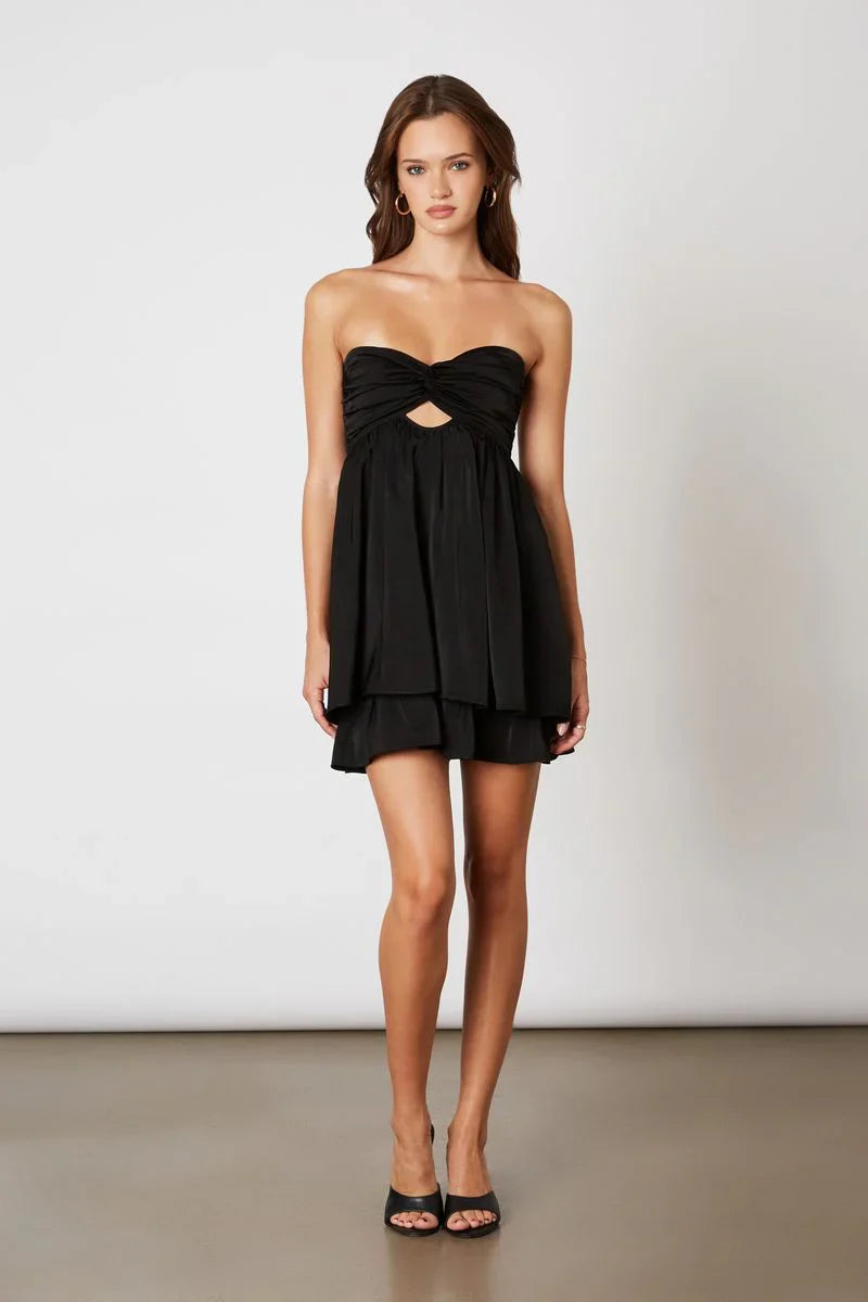 Twisted Keyhole Mini Dress