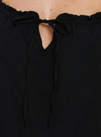Loveless Strappy Babydoll Mini Dress Black