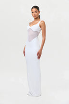 Hourglass Mesh Contrast Dress