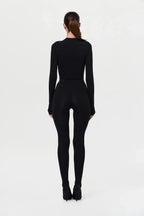 Naked Mock Neck Top