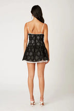 Floral Lace Mini Dress
