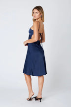 Satin Cami Midi Dress