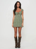 Alora Mini Dress Green