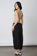Nylon Cargo Midi Skirt