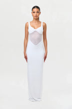 Hourglass Mesh Contrast Dress