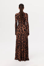 Naked Animal Print Maxi Dress