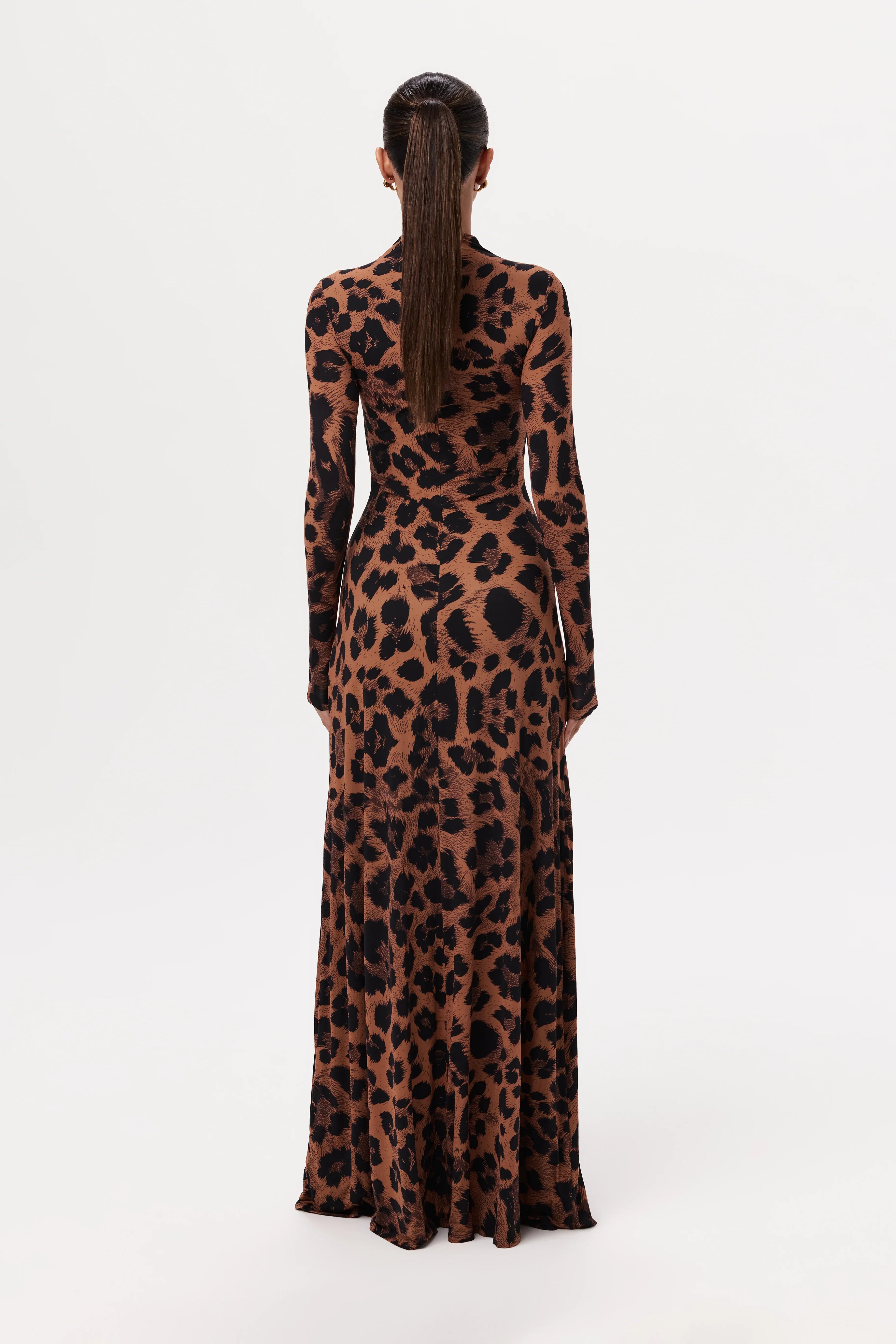 Naked Animal Print Maxi Dress