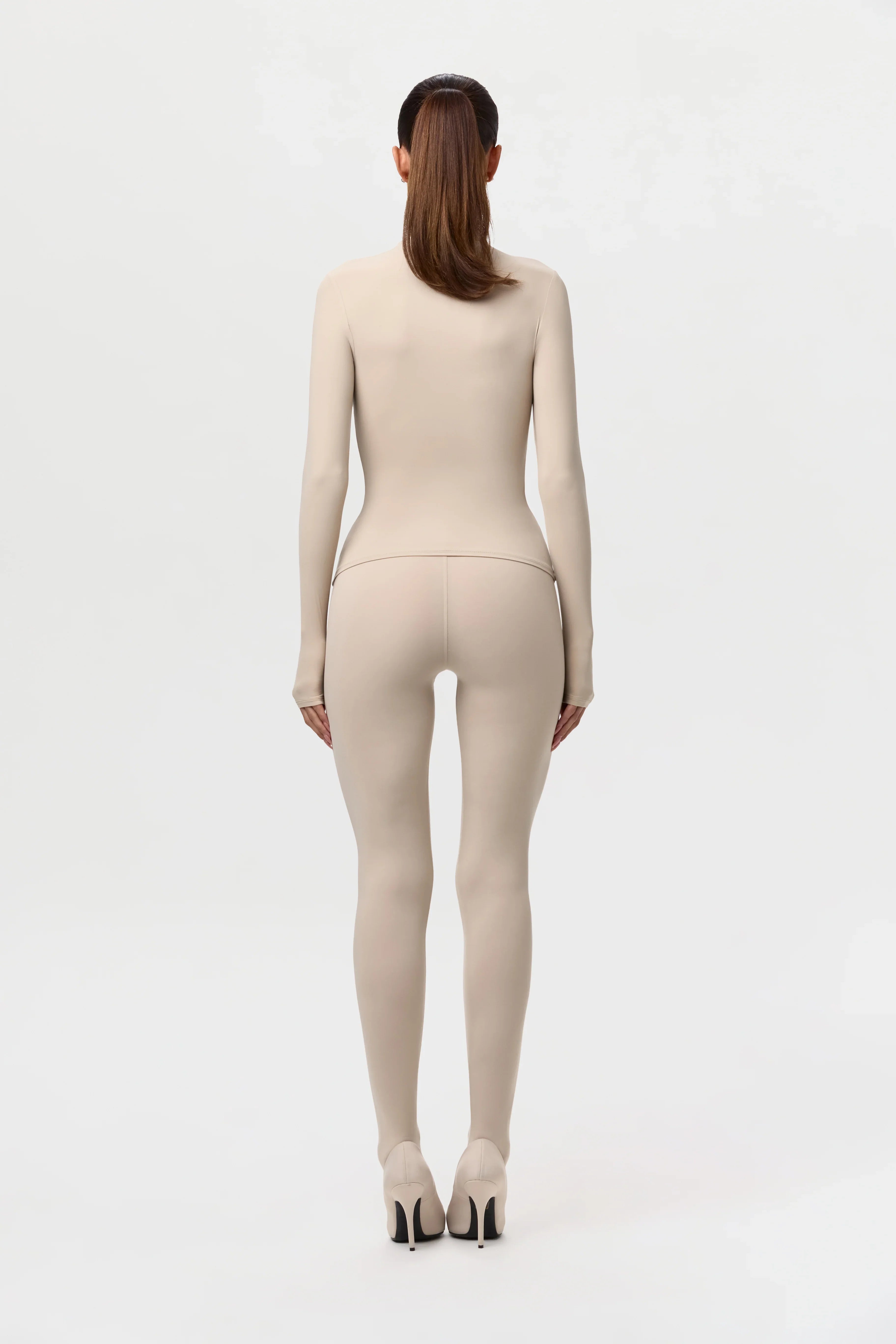Naked Mock Neck Top