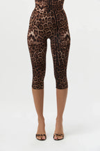 Naked Print Capri Leggings