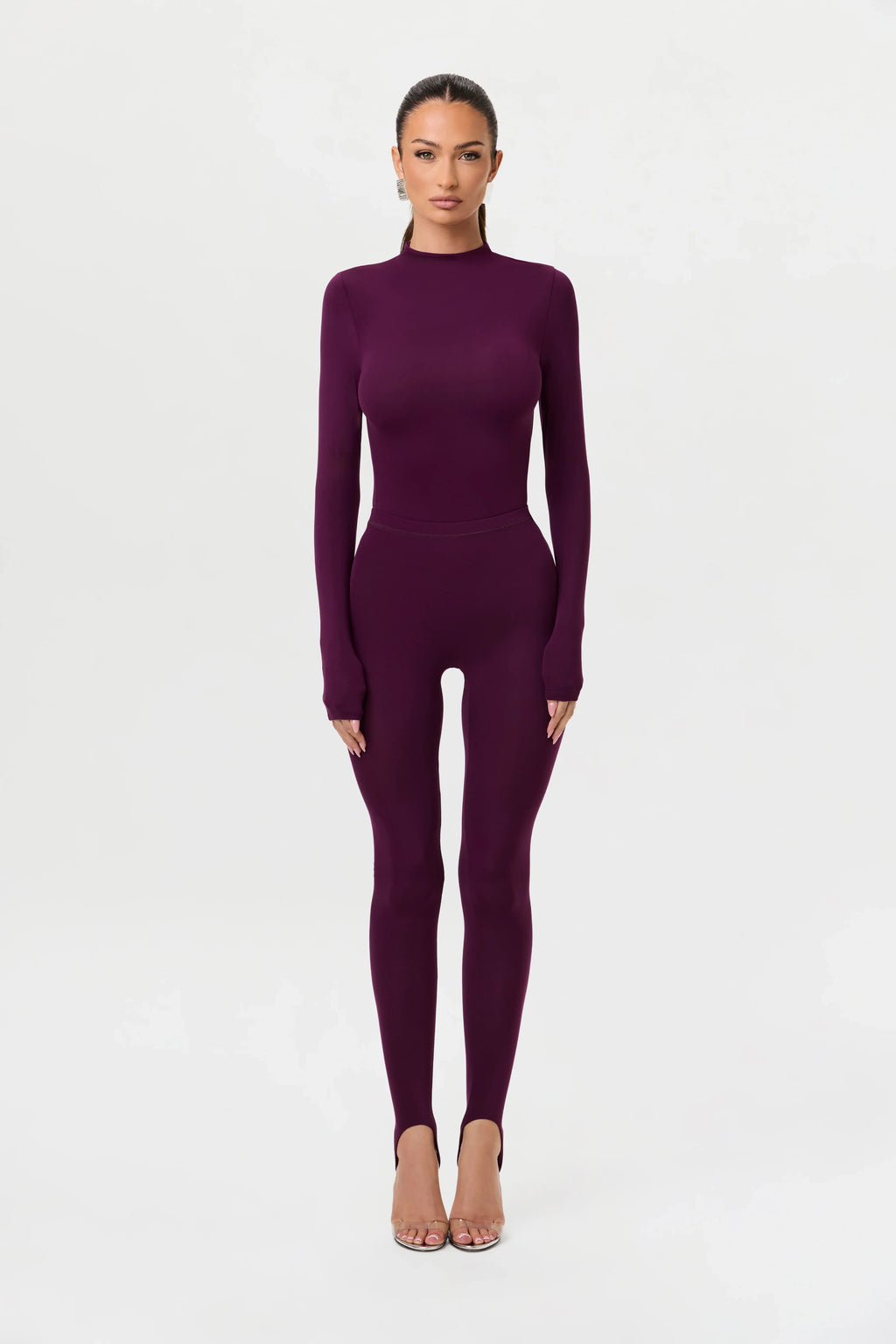 Naked Mock Neck Top