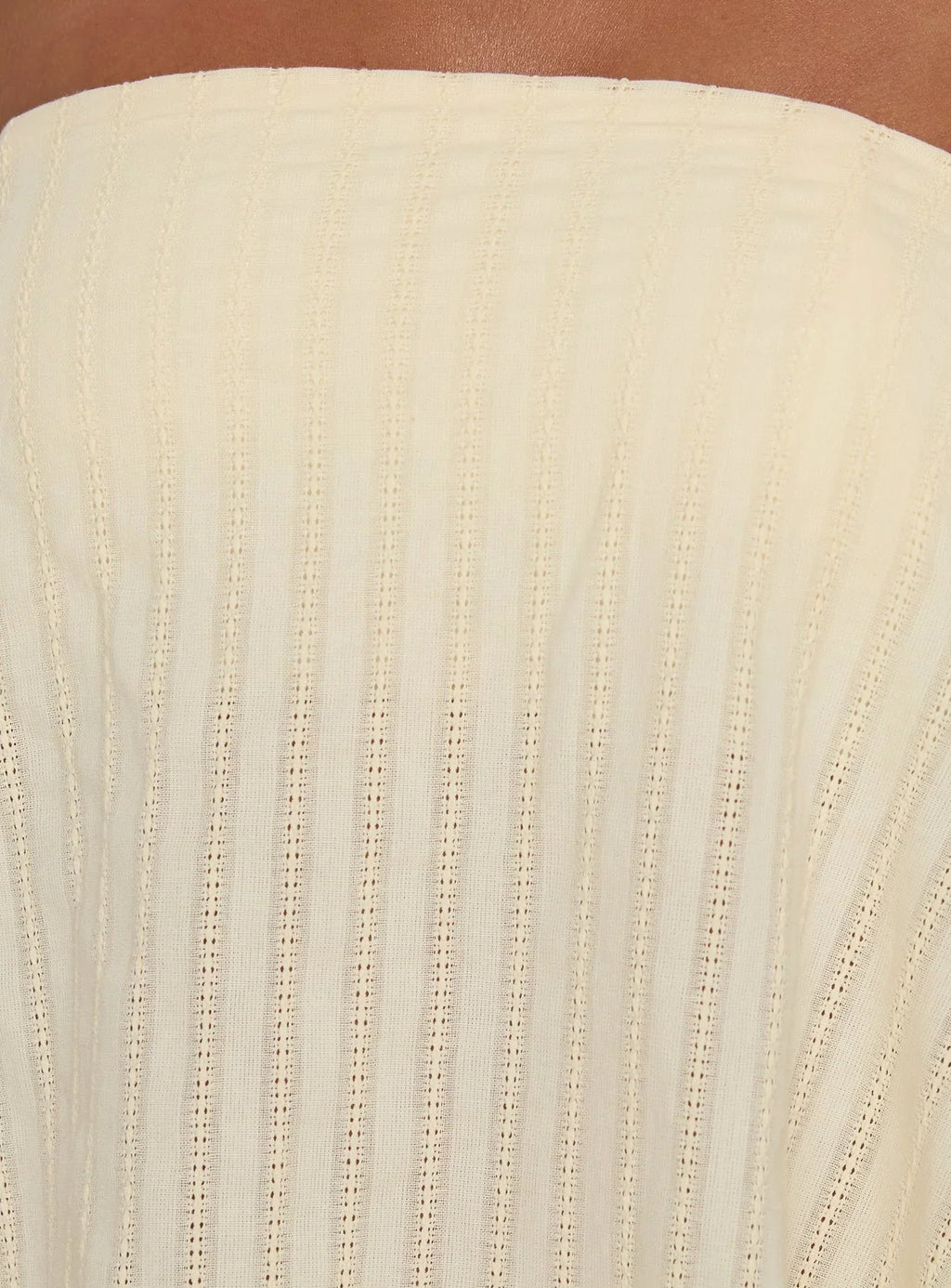 Gypsea Strapless Swing Mini Dress Butter Yellow