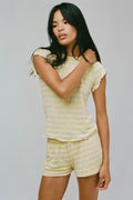 THE OATMEAL STRIPE TEE