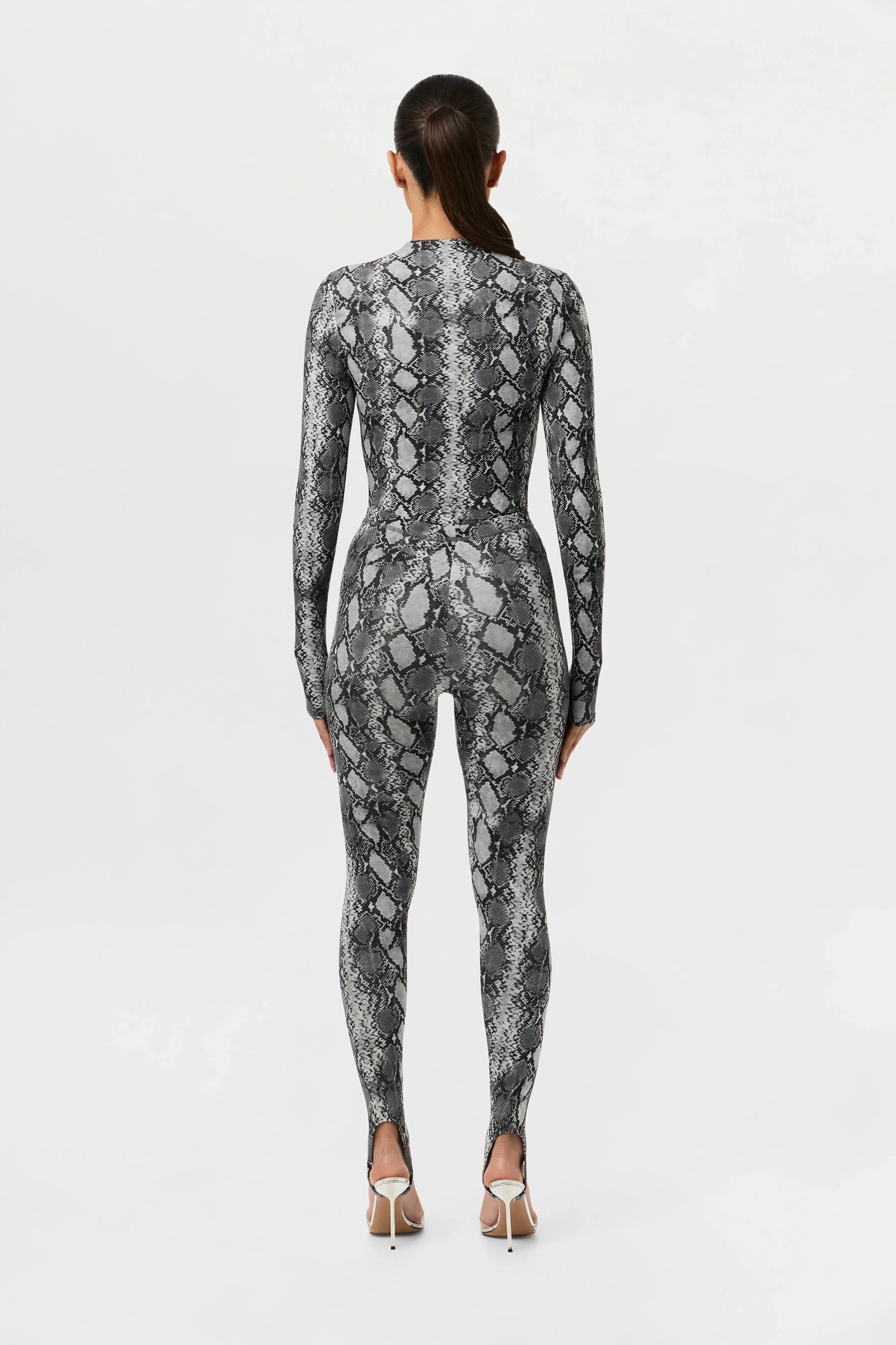Naked Print Stirrup Legging