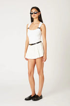 Pleated Mini Skort